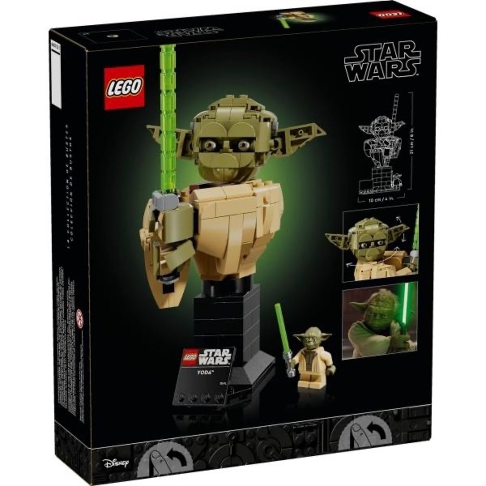 LEGO/STAR WARS YODA BUST/75438/399 PCS/NEW & SEALED/MSLYB082129